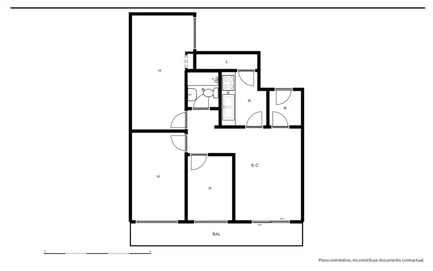 Flat for sale in Sabadell  with Heating
