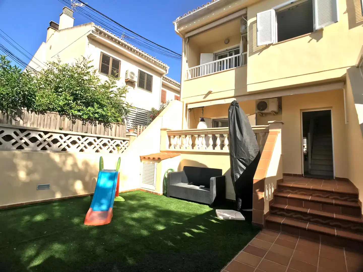 Jardí de Casa adosada de lloguer en Calvià amb Jardí privat, Parquet i Terrassa