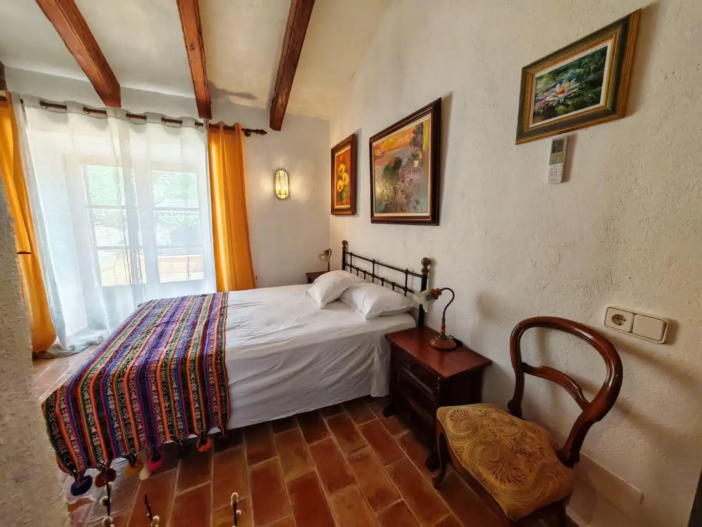 Habitación de Finca rústica en venta en Algaida con Aire acondicionado, Calefacción y Jardín privado