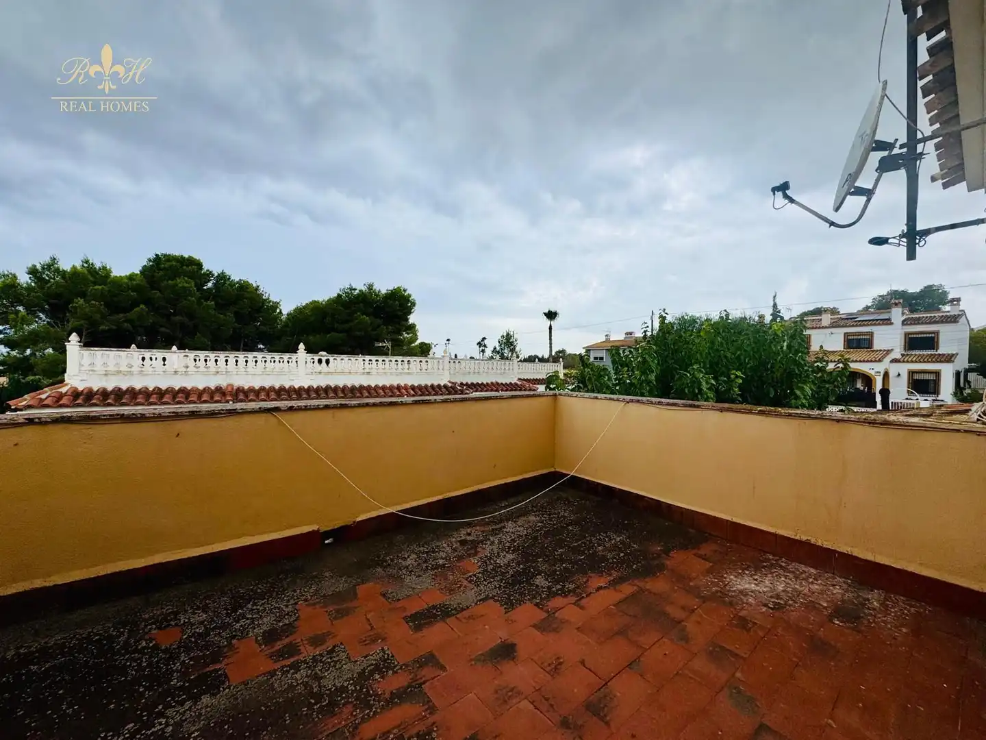 Garten von Einfamilien-Reihenhaus zum Verkauf in L'Alfàs del Pi mit Klimaanlage, Terrasse und Schwimmbad