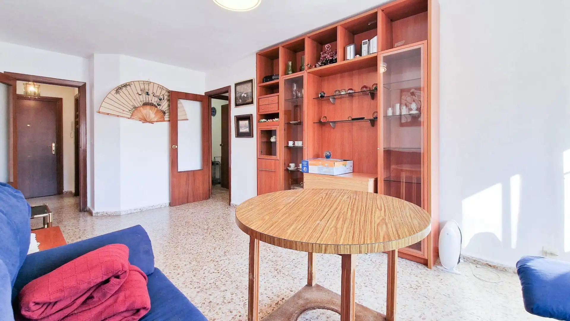 Wohnzimmer von Wohnung zur Miete in Badajoz mit Privatgarten, Möbliert und Balkon