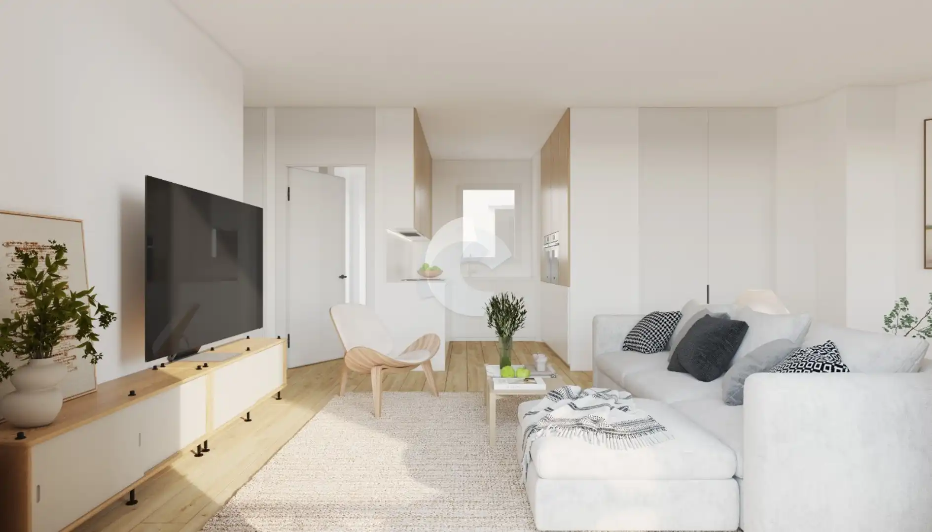 Sala de estar de Piso en venta en Ourense Capital  con Calefacción y Trastero