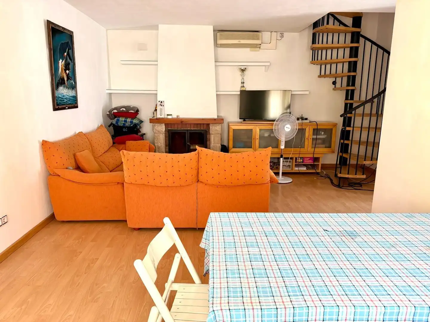 Sala d'estar de Casa o xalet en venda en Igualada amb Calefacció i Terrassa