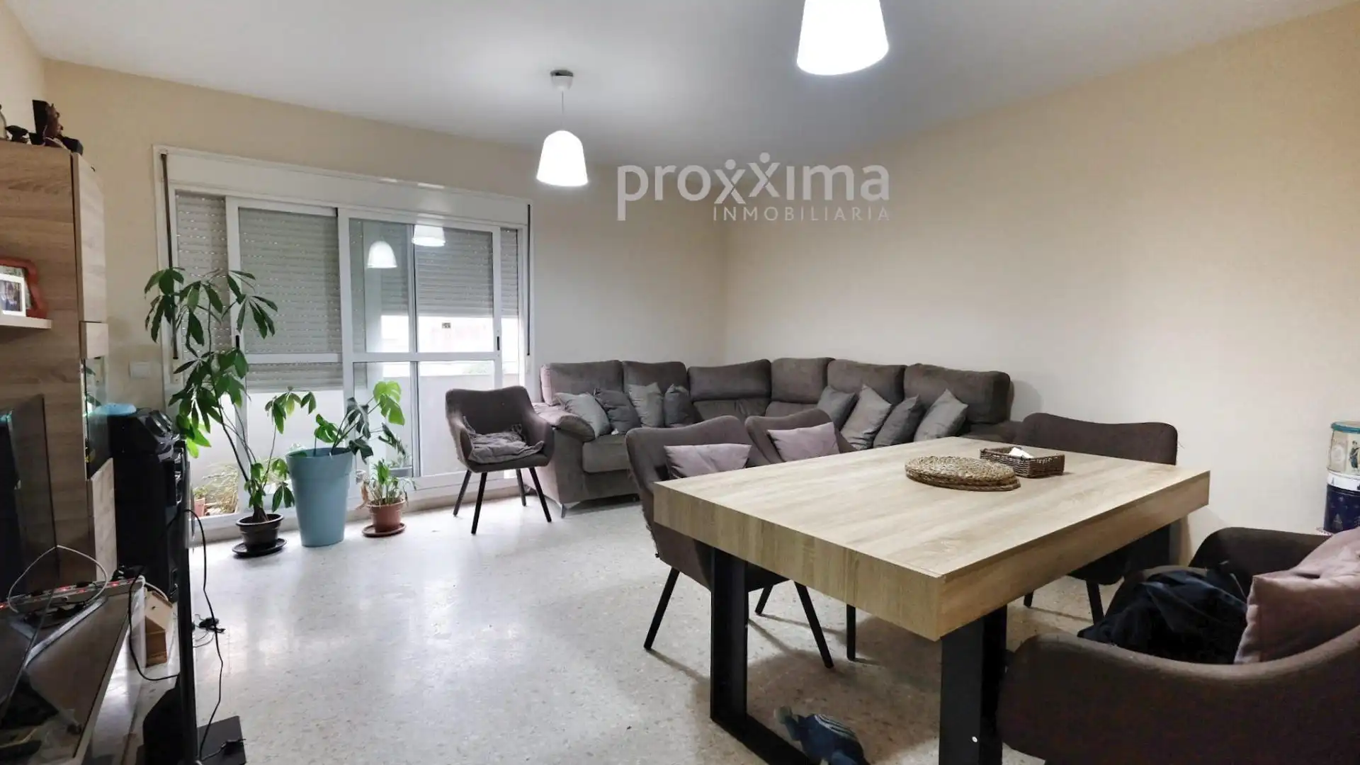Sala de estar de Piso en venta en Sevilla con Terraza
