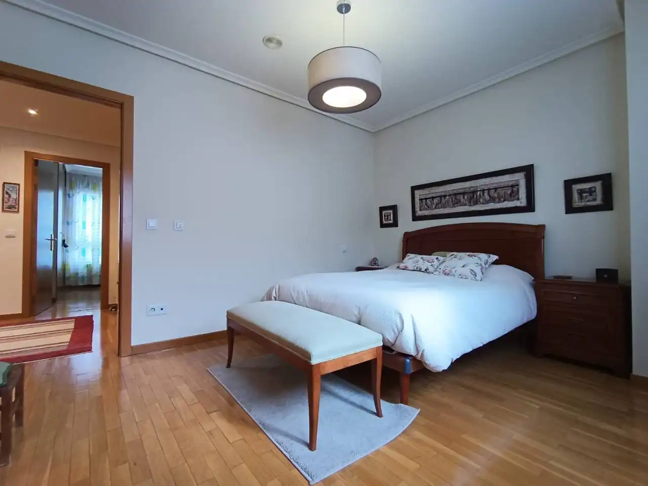 Schlafzimmer von Wohnung zum Verkauf in Burgos mit Heizung, Parkett und Terrasse