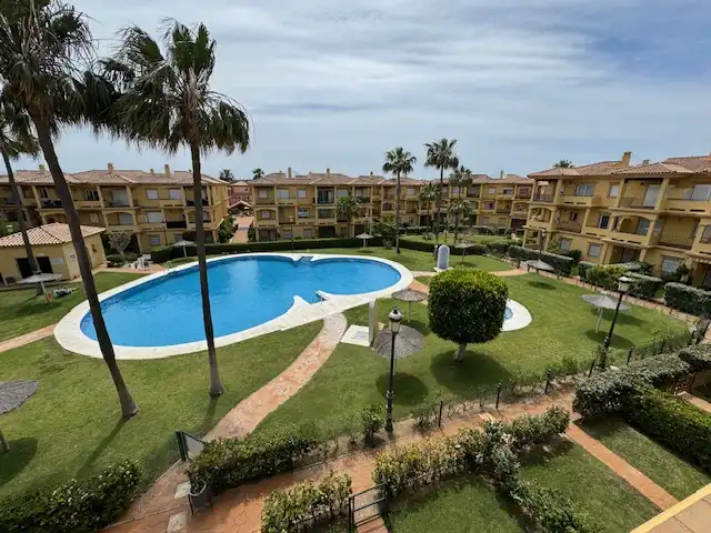 Jardí de Apartament en venda en Chiclana de la Frontera amb Calefacció, Terrassa i Moblat