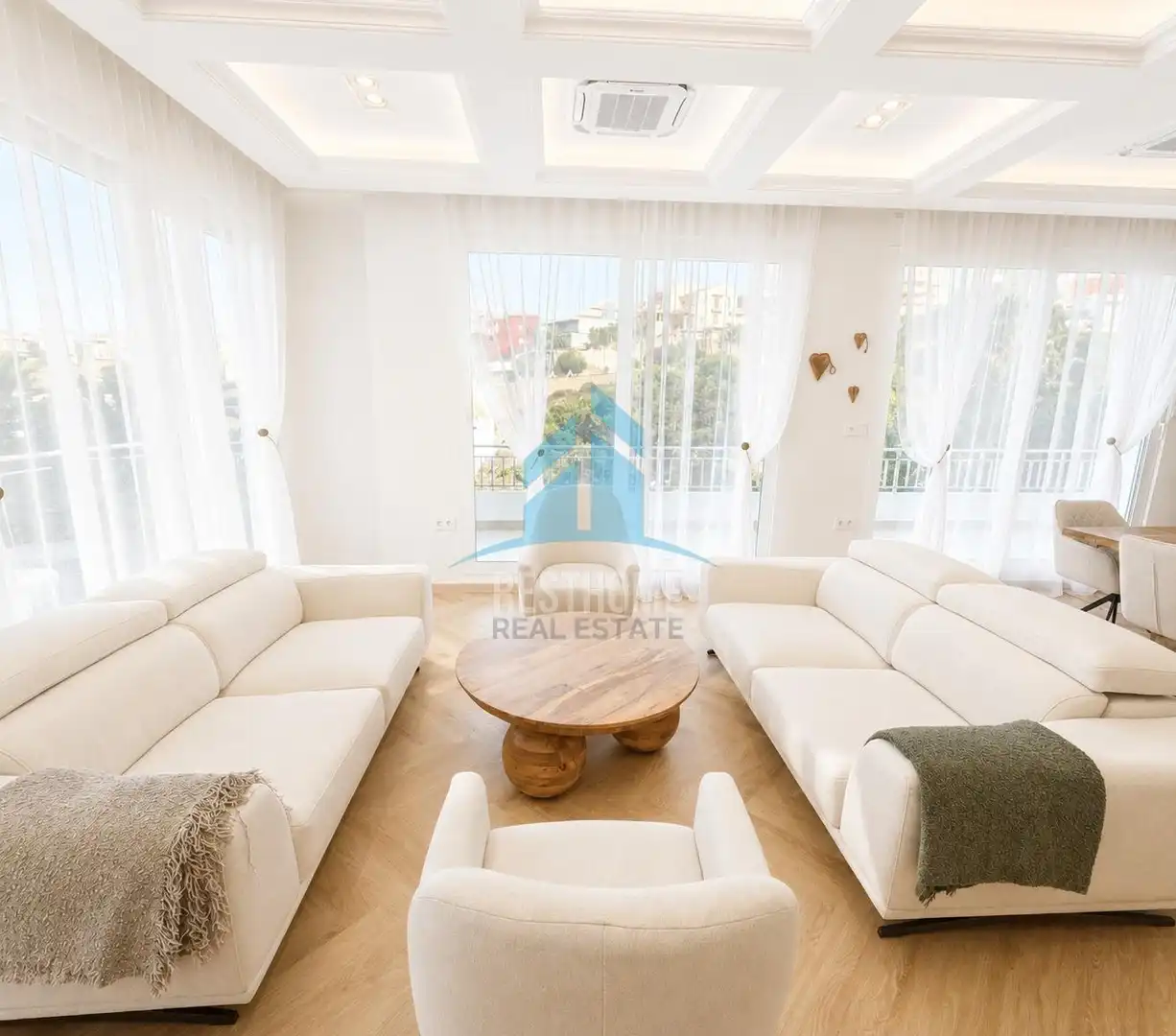 Living room of Houses for sale in Cullera  with Air Conditioner, Terrace and Jacuzzi
