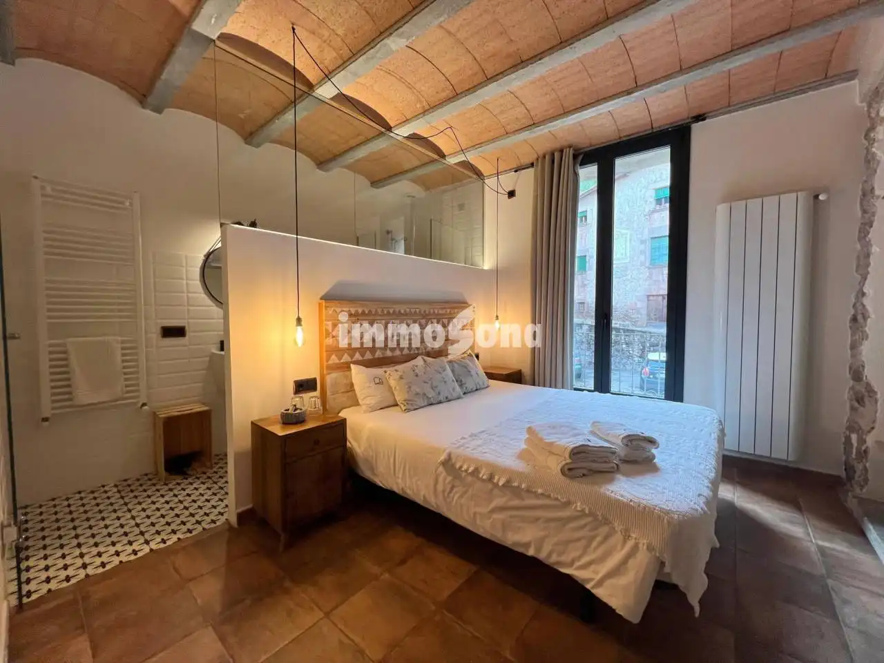 Bedroom of Houses for sale in La Vall d'en Bas  with Heating, Private garden and Terrace