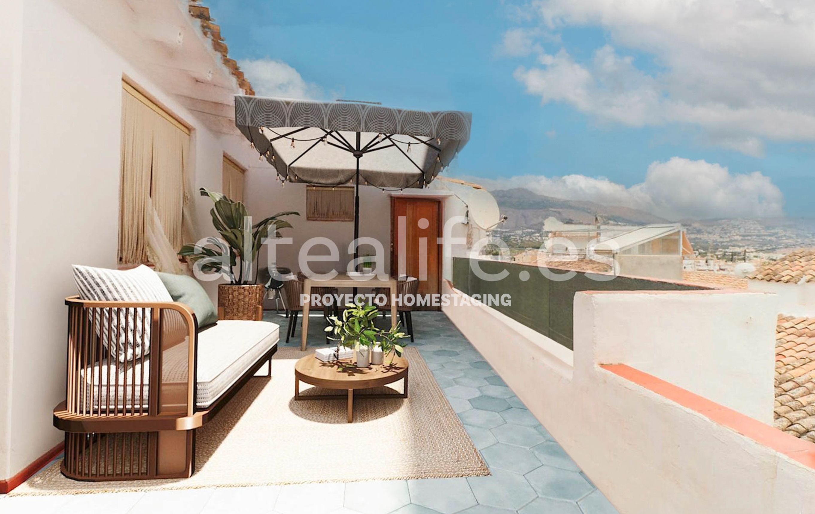 Terraza de Finca rústica en venta en Altea con Terraza, Trastero y Balcón