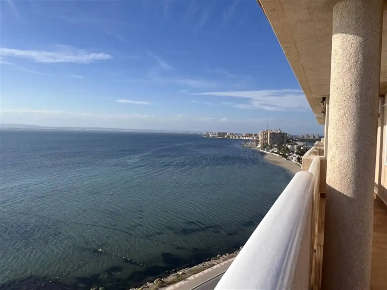 Balcony of Attic for sale in La Manga del Mar Menor  with Air Conditioner, Terrace and Furnished