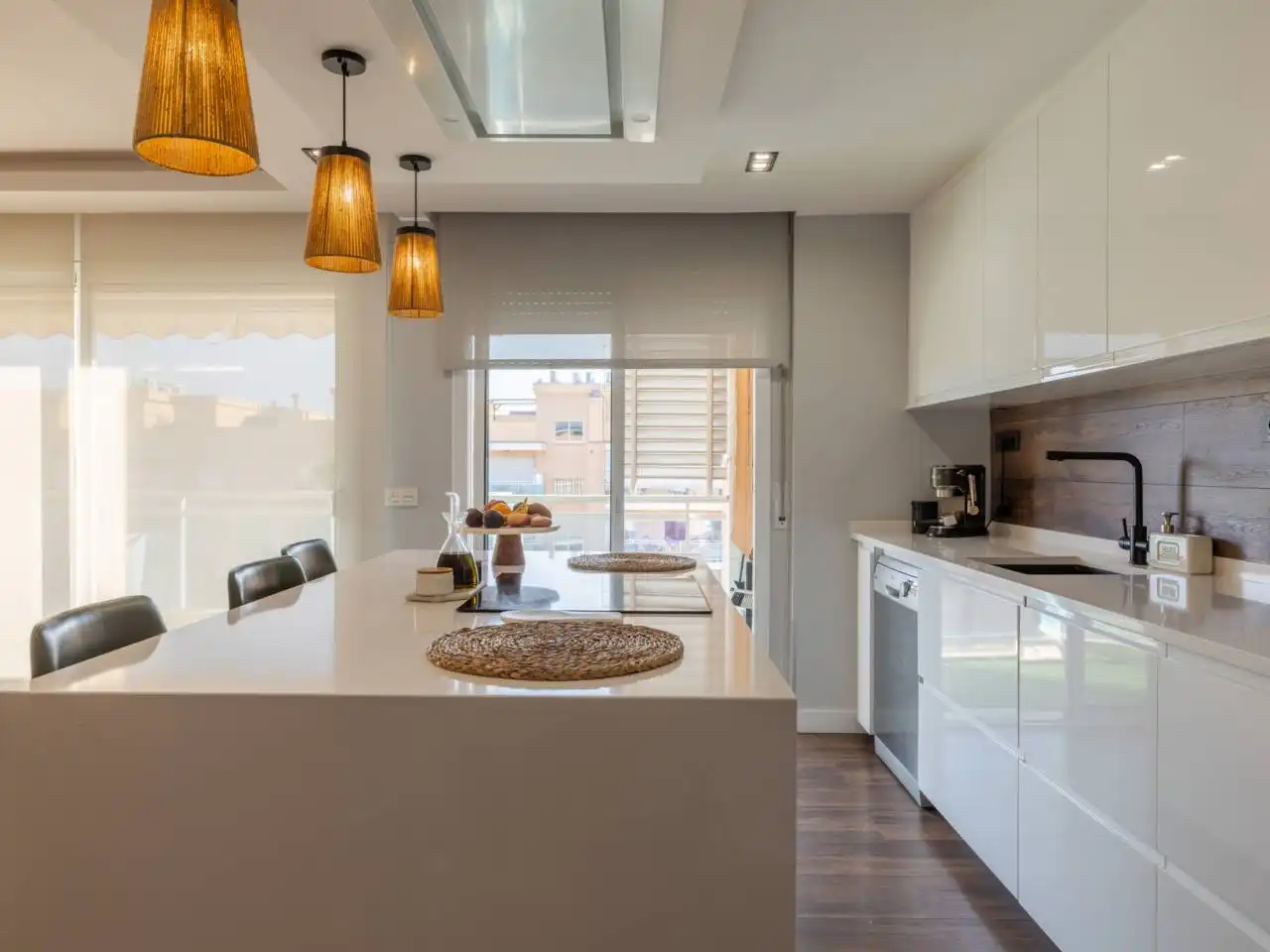 Kitchen of Attic for sale in Reus  with Air Conditioner, Heating and Parquet flooring