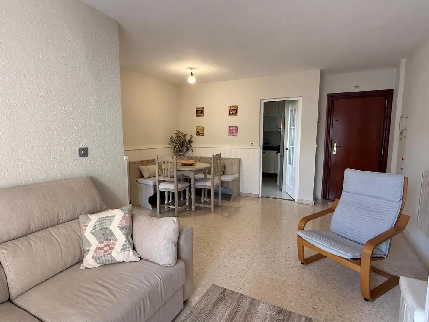 Living room of Flat for rent in Rincón de la Victoria  with Private garden and Terrace