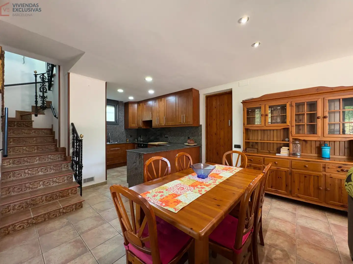 Cuina de Casa o xalet en venda en Caldes de Montbui amb Calefacció, Jardí privat i Terrassa