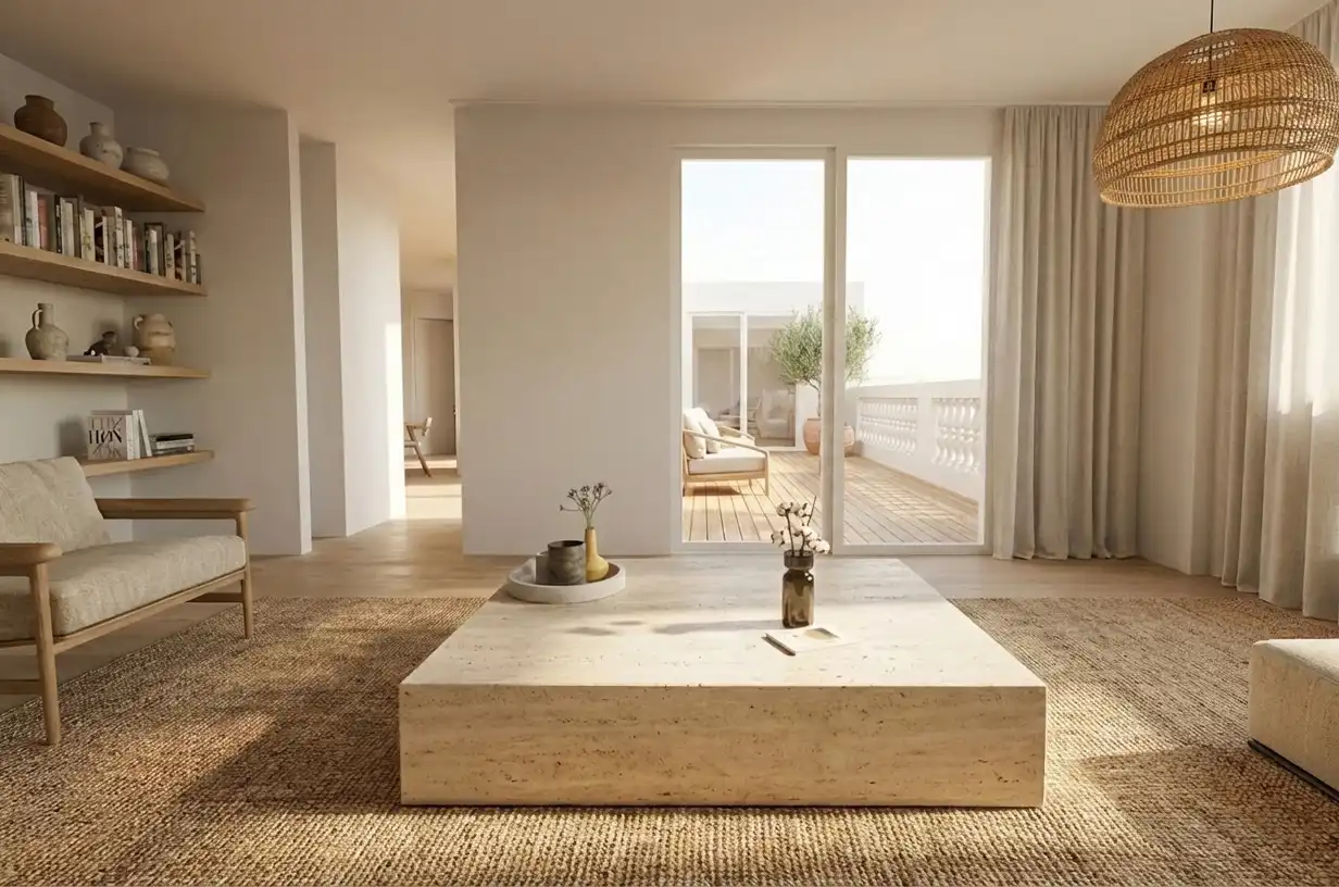 Sala de estar de Ático en venta en Valencia con Aire acondicionado, Calefacción y Parquet
