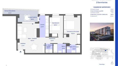 Photo 2 from new construction home in Flat for sale in Giusseppe Verdi, 101, San José - Los Metales, Valencia