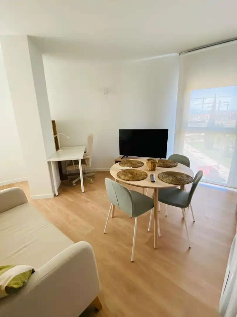 Wohnzimmer von Wohnung zur Miete in Murcia mit Klimaanlage, Heizung und Terrasse
