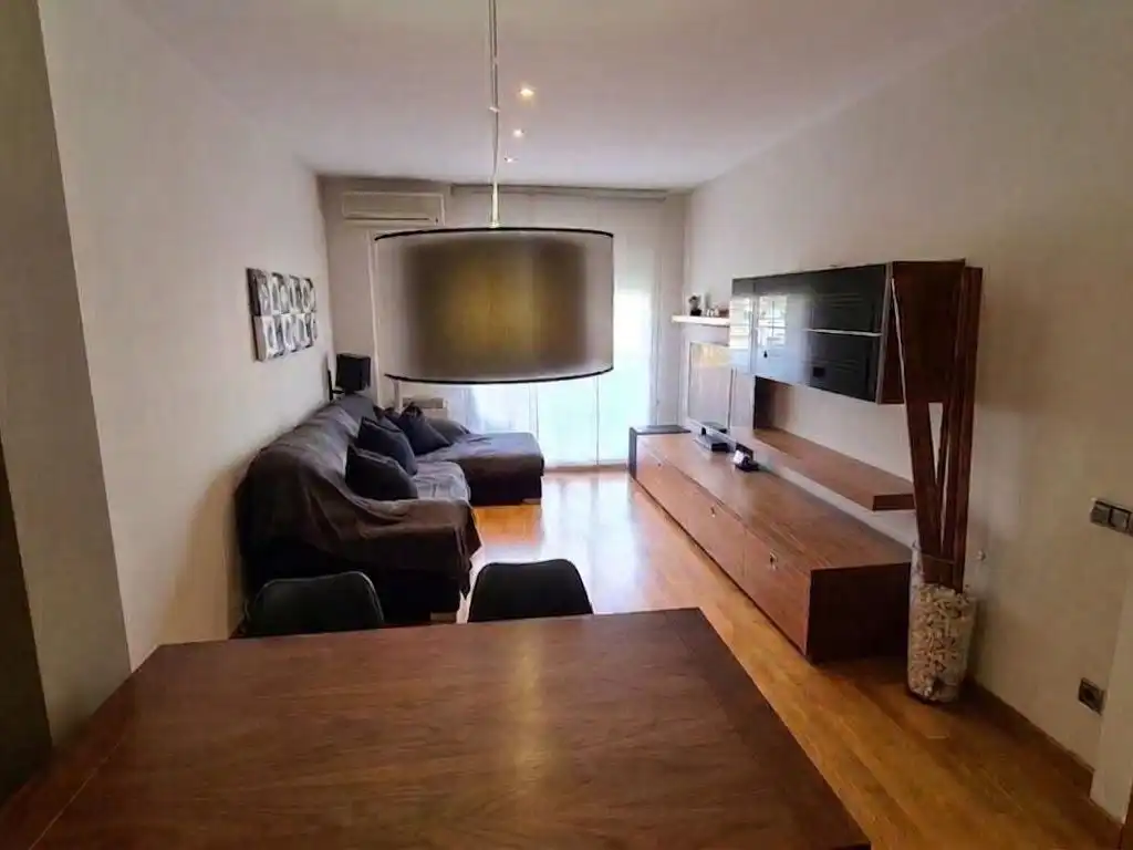 Living room of Flat for rent in Molins de Rei  with Heating, Parquet flooring and Terrace