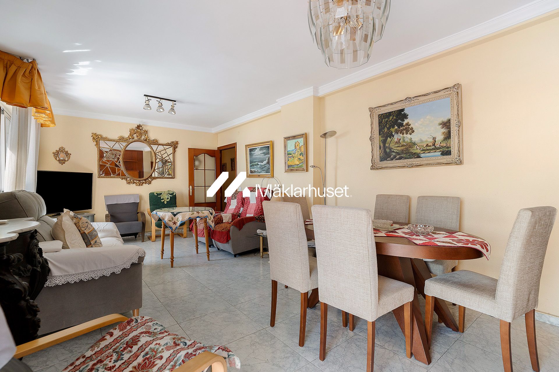 Menjador de Apartament en venda en Málaga Capital amb Terrassa