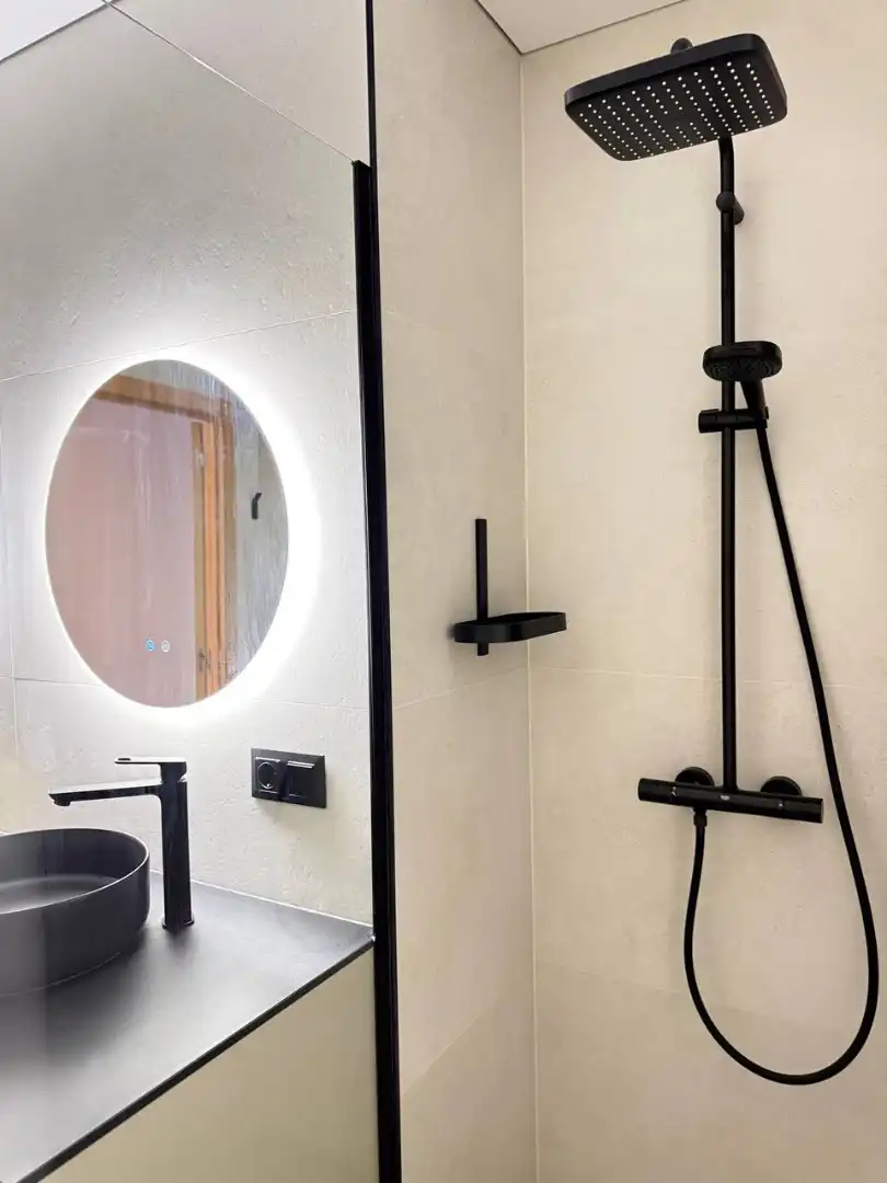 Bathroom of Flat for sale in Cullera  with Air Conditioner, Furnished and Oven