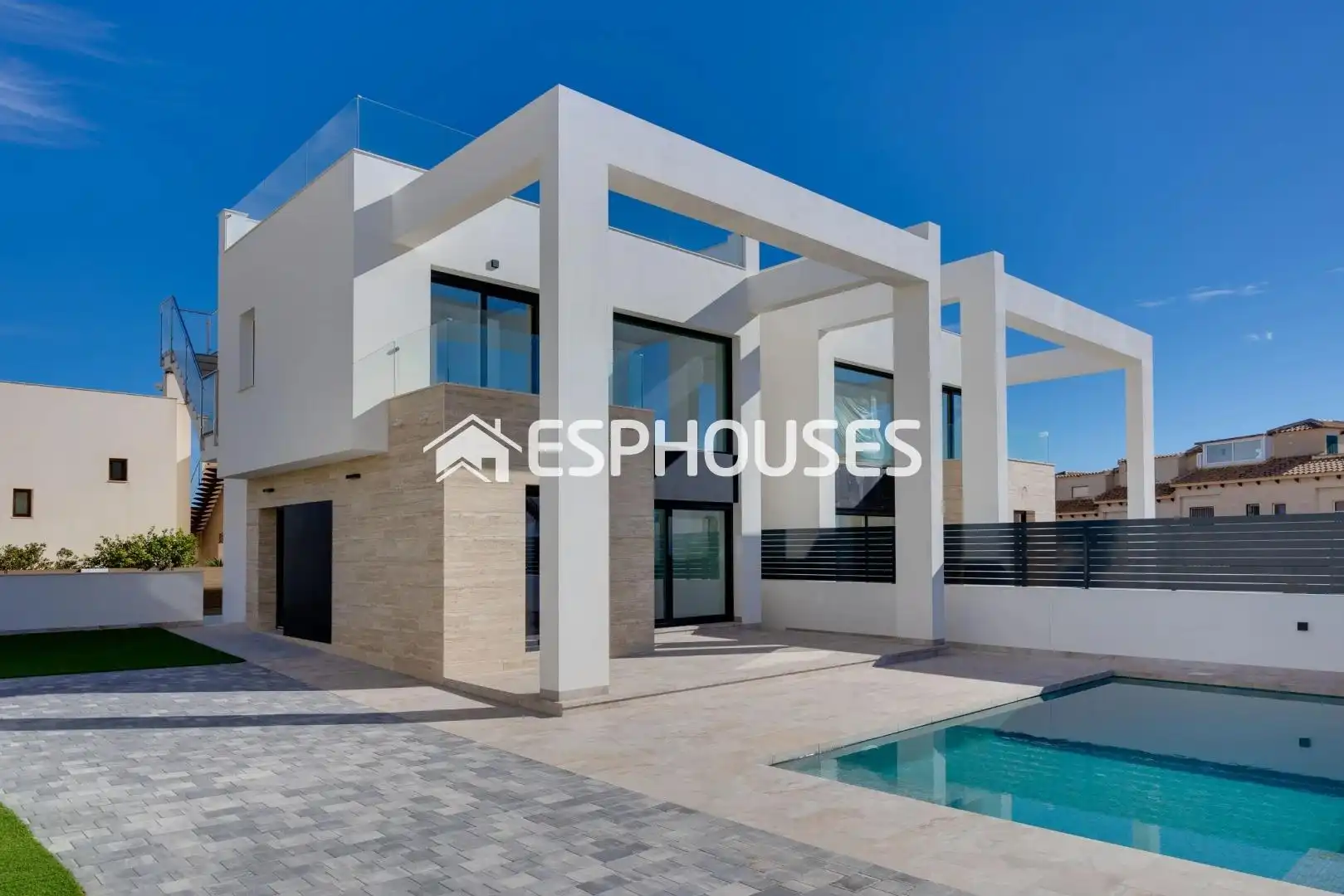 Casa amb terrassa en venda a Nueva Torrevieja - Aguas Nuevas, imagen 2