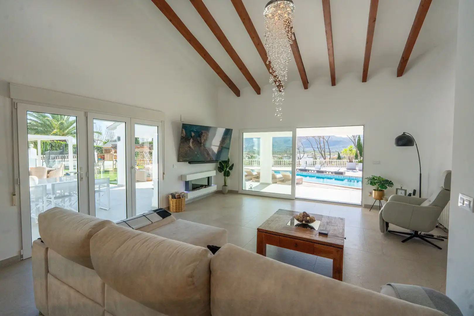 Living room of Houses for sale in Dénia  with Air Conditioner, Heating and Terrace