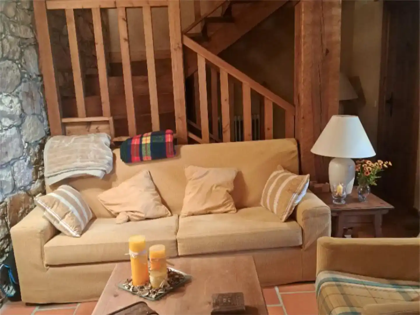 Sala d'estar de Pis en venda en Valleruela de Pedraza amb Traster i Moblat