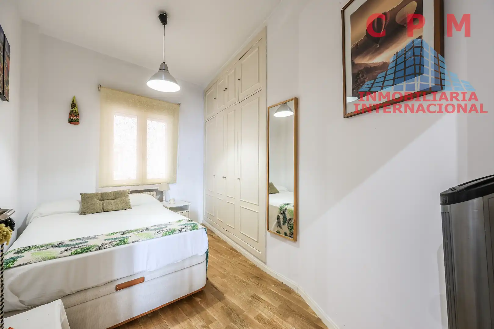 Schlafzimmer von Wohnung zur Miete in Madrid mit Klimaanlage, Heizung und Parkett