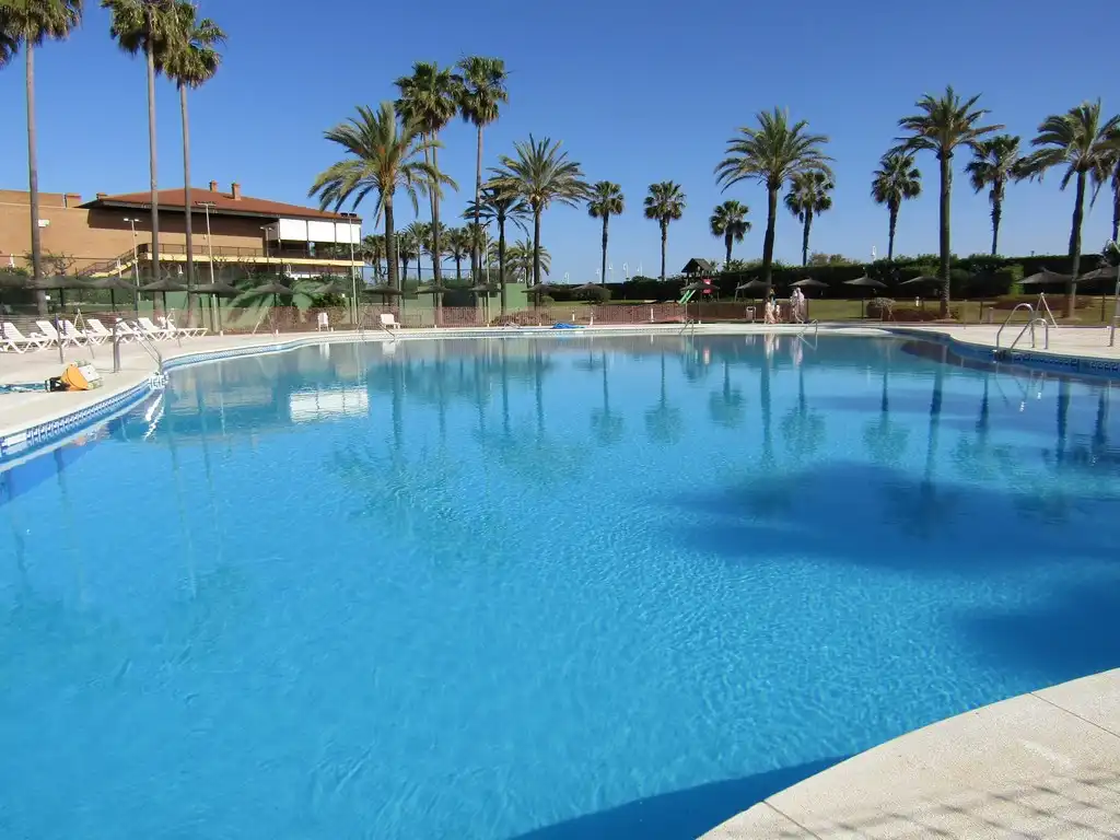 Swimming pool of Apartments for sale in Islantilla  with Air Conditioner, Private garden and Terrace