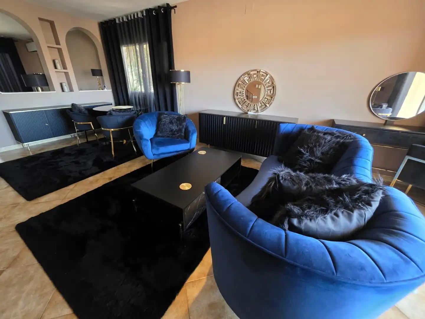 Living room of Houses for sale in La Nucia  with Air Conditioner, Private garden and Terrace