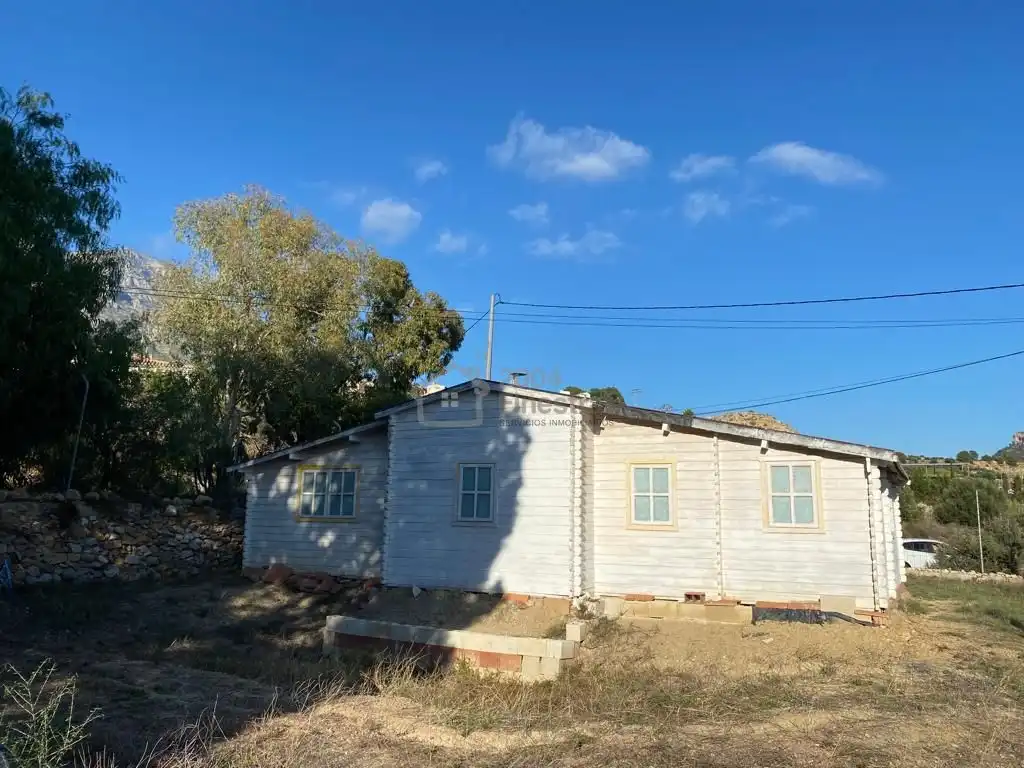 Vista exterior de Casa o chalet en venta en Finestrat con Jardín privado
