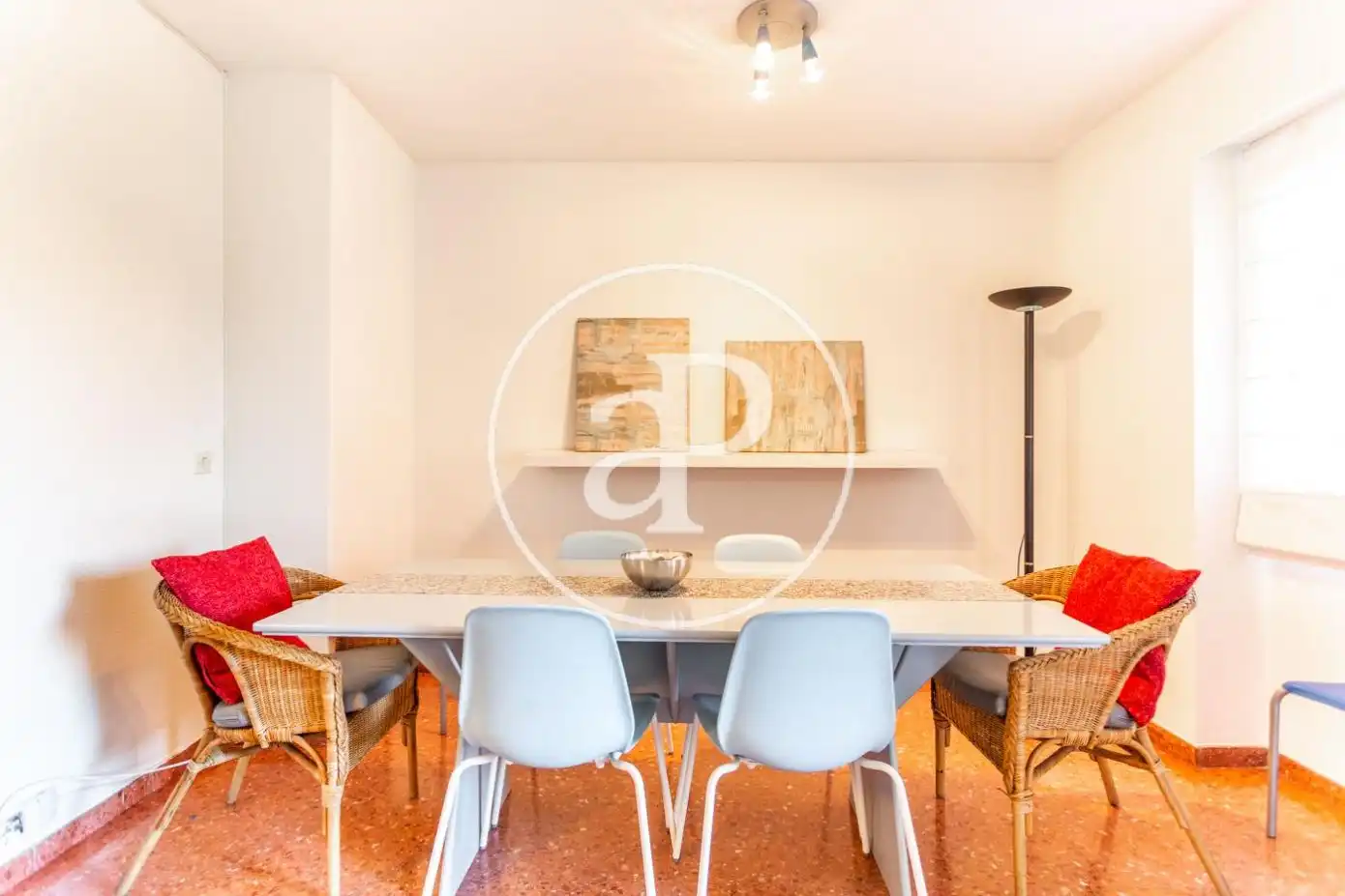 Comedor de Piso de alquiler en Valencia con Calefacción, Jardín privado y Amueblado