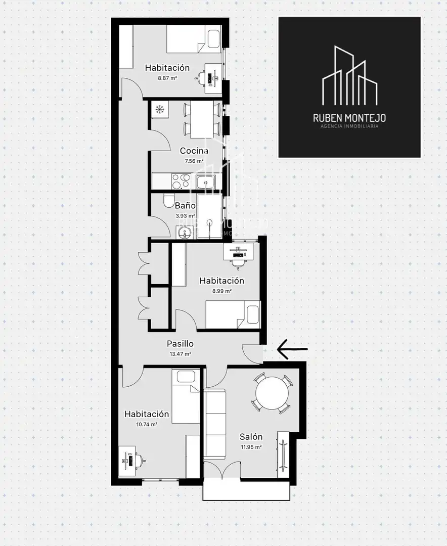 Wohnung zur Miete in Saucelle, San Bernardo