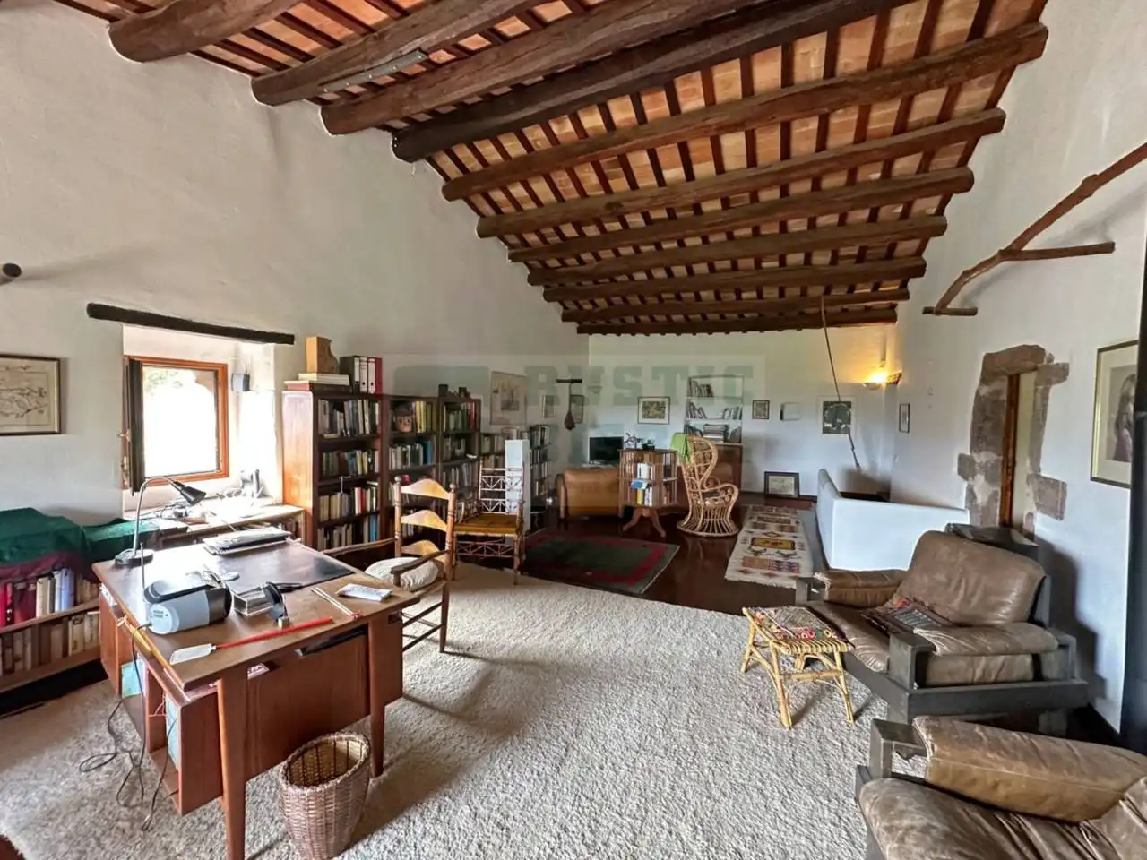 Sala de estar de Finca rústica en venta en Quart con Jardín privado