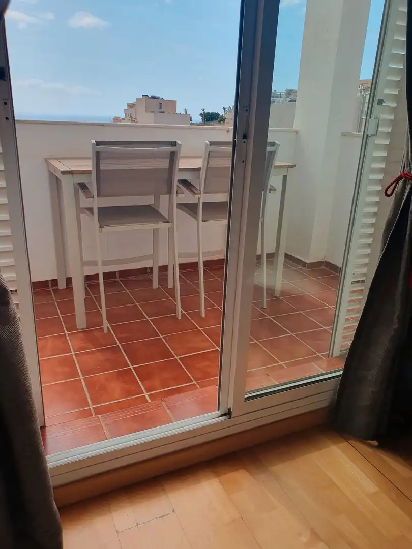 Cocina de Casa adosada de alquiler en Roquetas de Mar con Aire acondicionado, Calefacción y Parquet