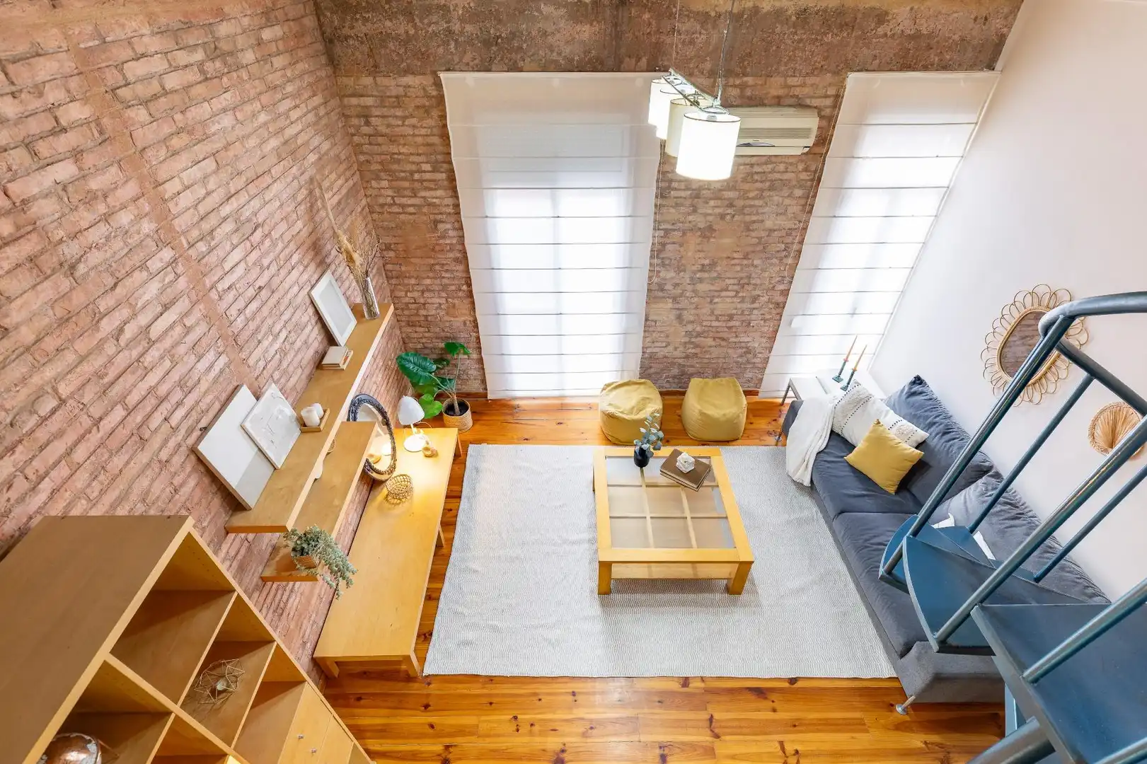Wohnzimmer von Maisonette zum Verkauf in Valencia mit Klimaanlage und Balkon