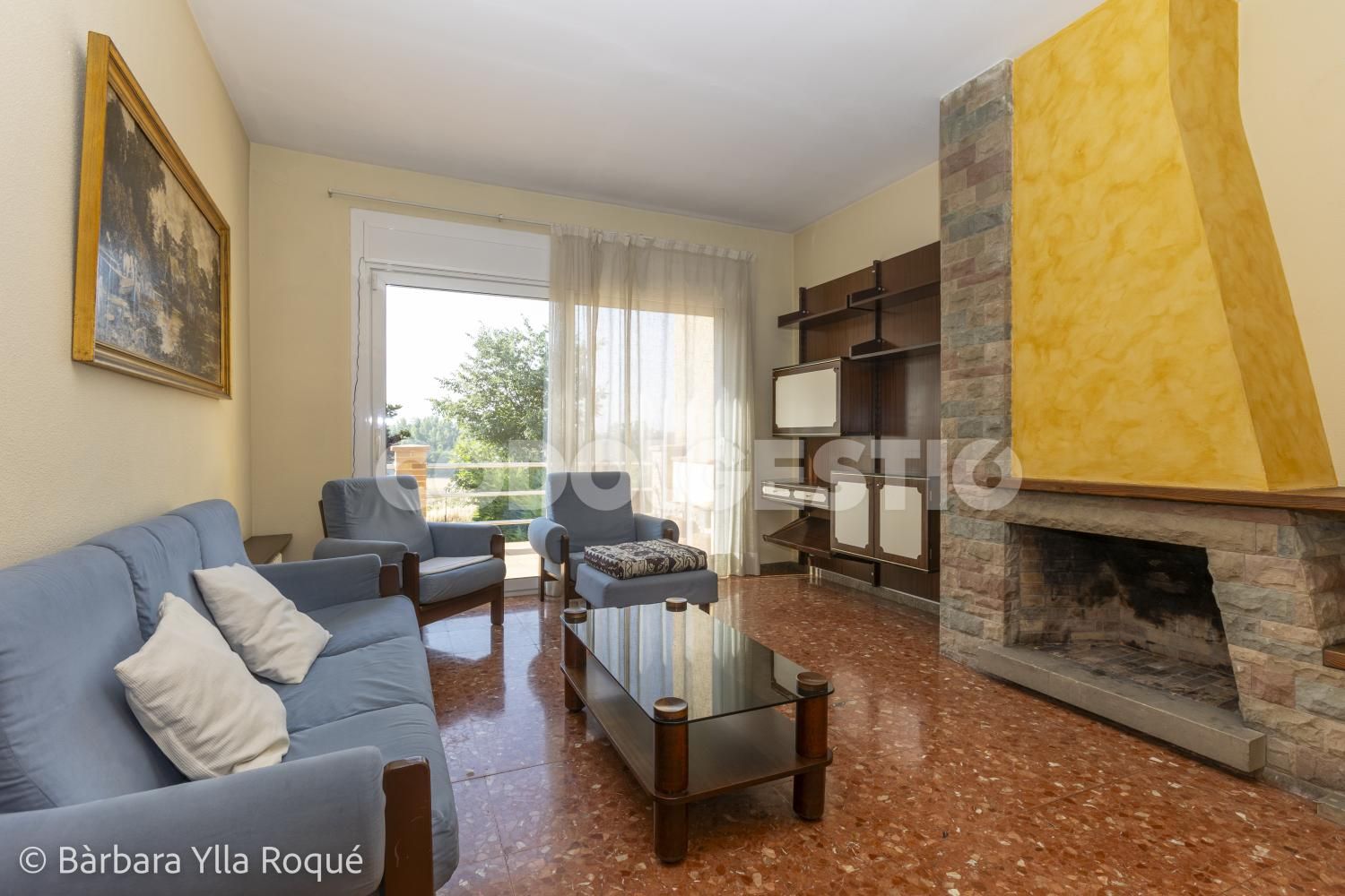 Sala d'estar de Casa o xalet en venda en Manlleu amb Terrassa i Balcó