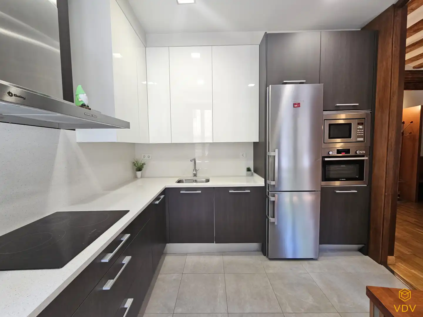 Kitchen of Apartments for sale in  Pamplona / Iruña  with Heating, Parquet flooring and Furnished