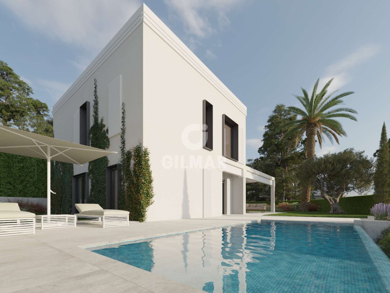 Garden of House or chalet for sale in  Madrid Capital  with Heating, Private garden and Swimming Pool