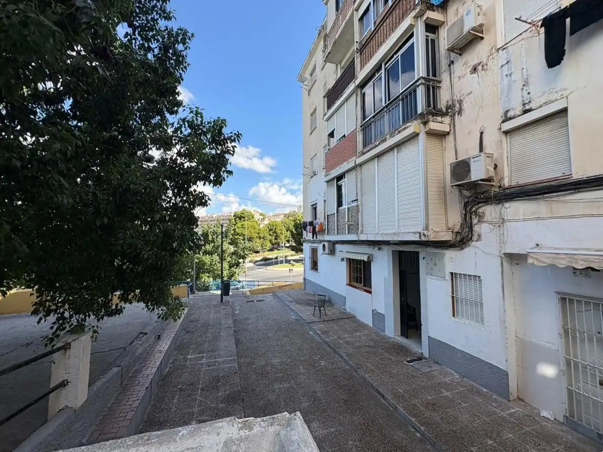 Vista exterior de Piso en venta en Málaga