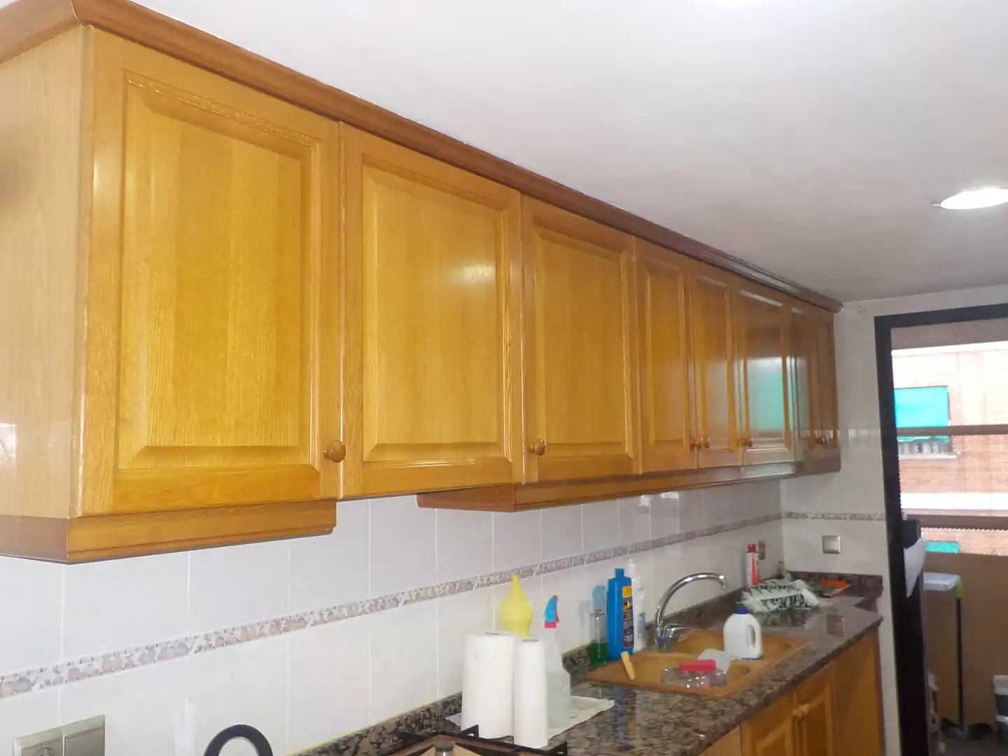 Kitchen of Flat for sale in Valencia  with Air Conditioner, Furnished and Oven