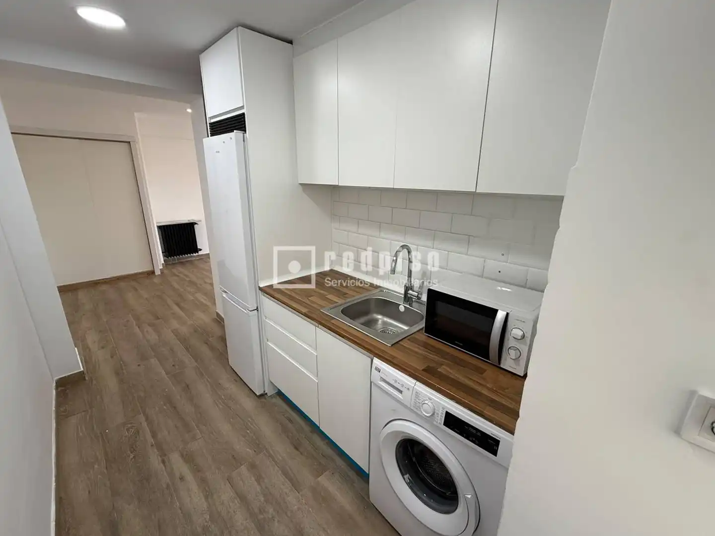 Cuina de Pis de lloguer en Alcorcón amb Aire condicionat, Calefacció i Terrassa
