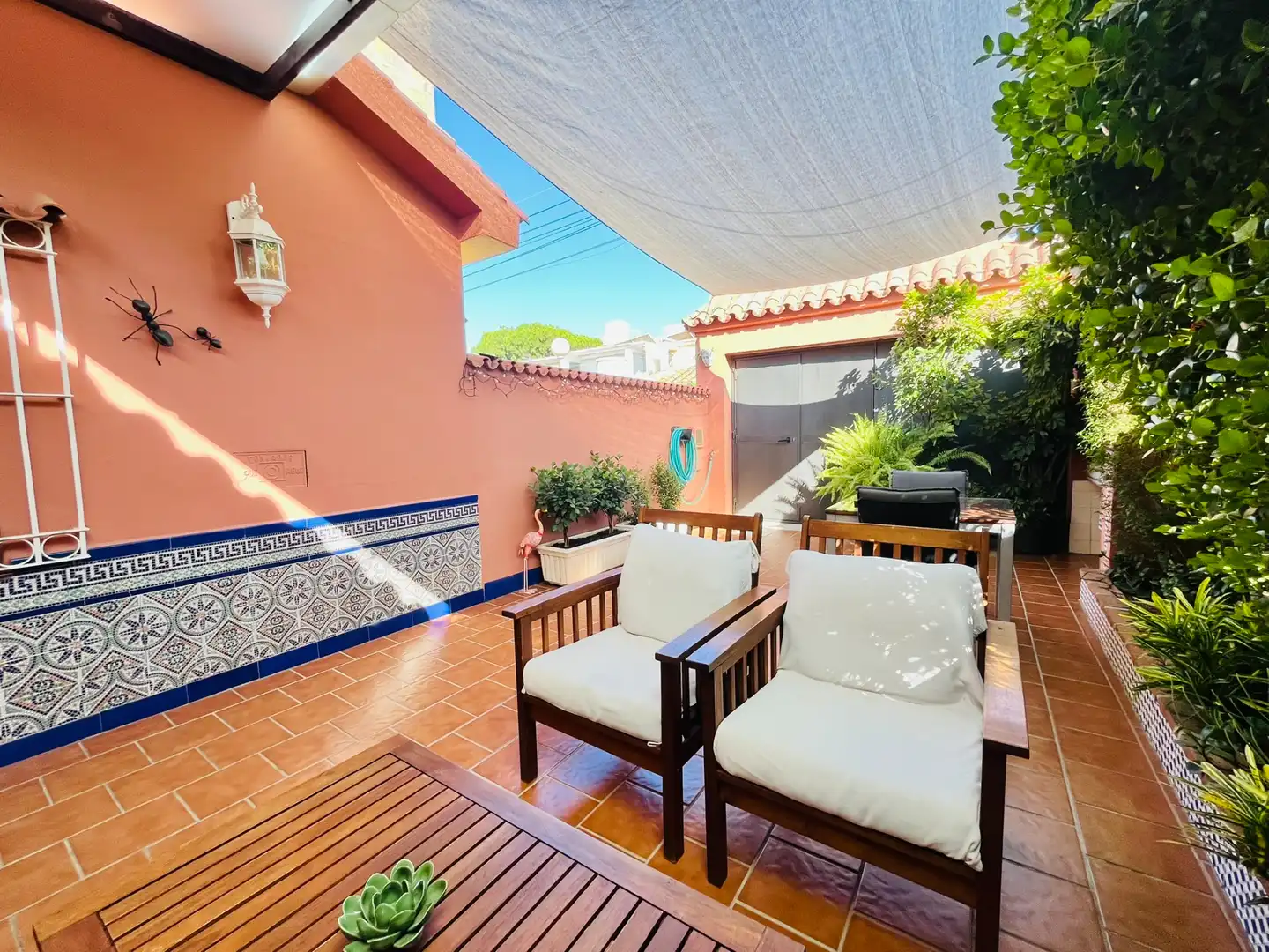 Terraza de Casa o chalet en venta en Fuengirola con Aire acondicionado, Jardín privado y Terraza