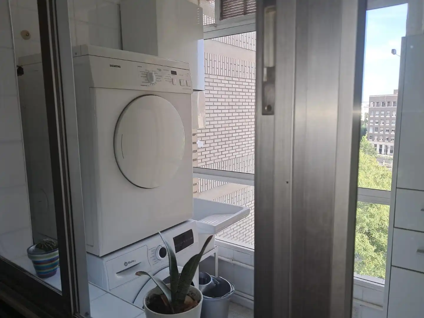 Balcony of Flat for rent in Murcia  with Air Conditioner, Heating and Private garden