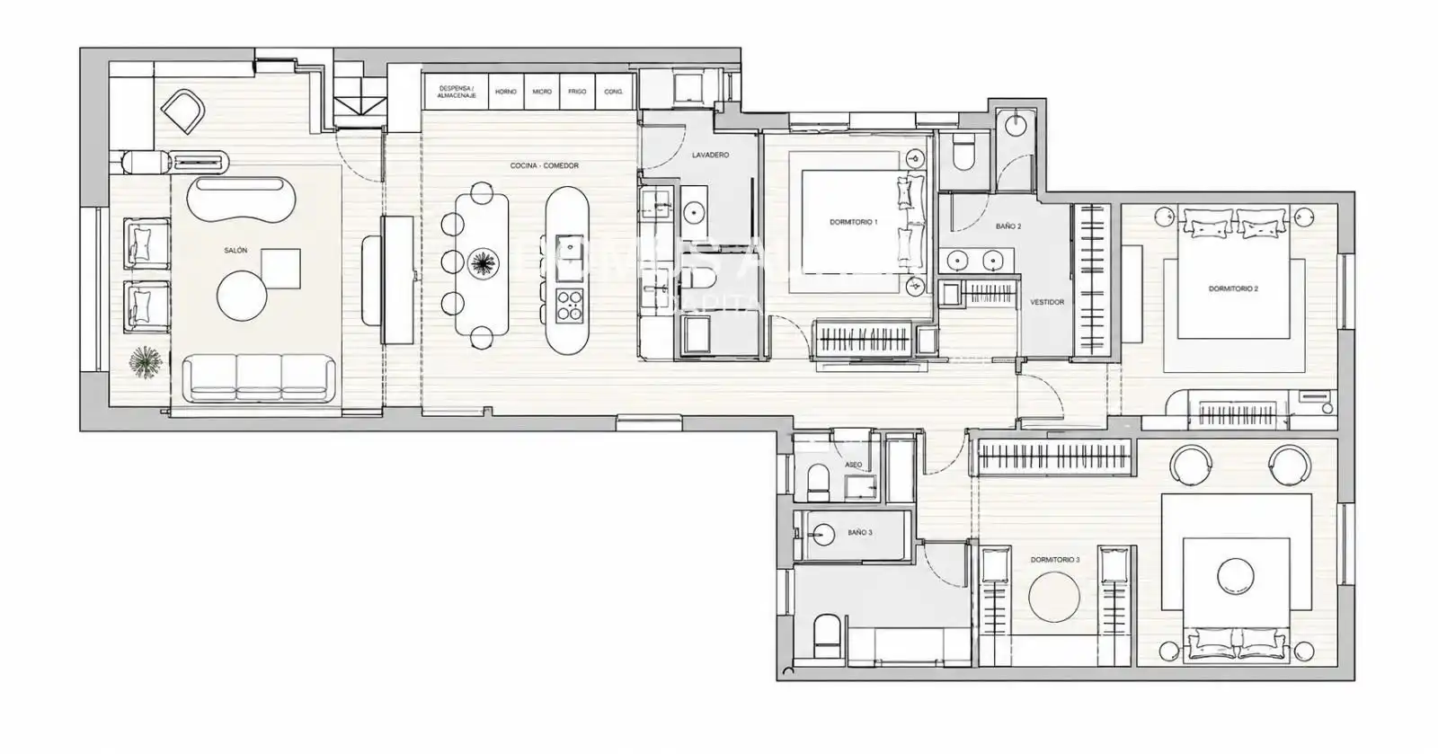 Piso con terraza en venta en Padilla, imagen 31