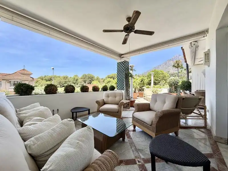 Terraza de Apartamento de alquiler en Marbella con Aire acondicionado, Calefacción y Terraza