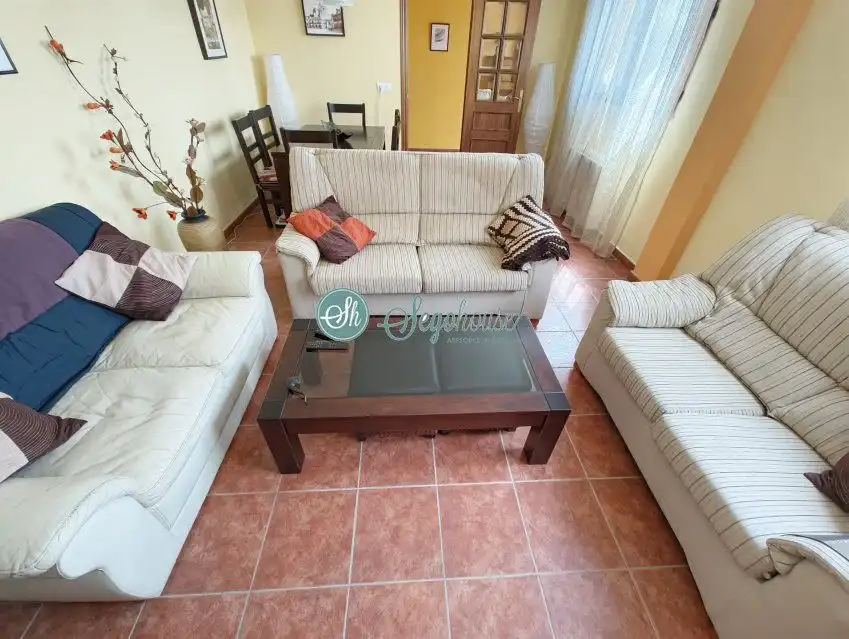 Sala de estar de Casa o chalet en venta en San Cristóbal de Segovia con Calefacción, Jardín privado y Terraza