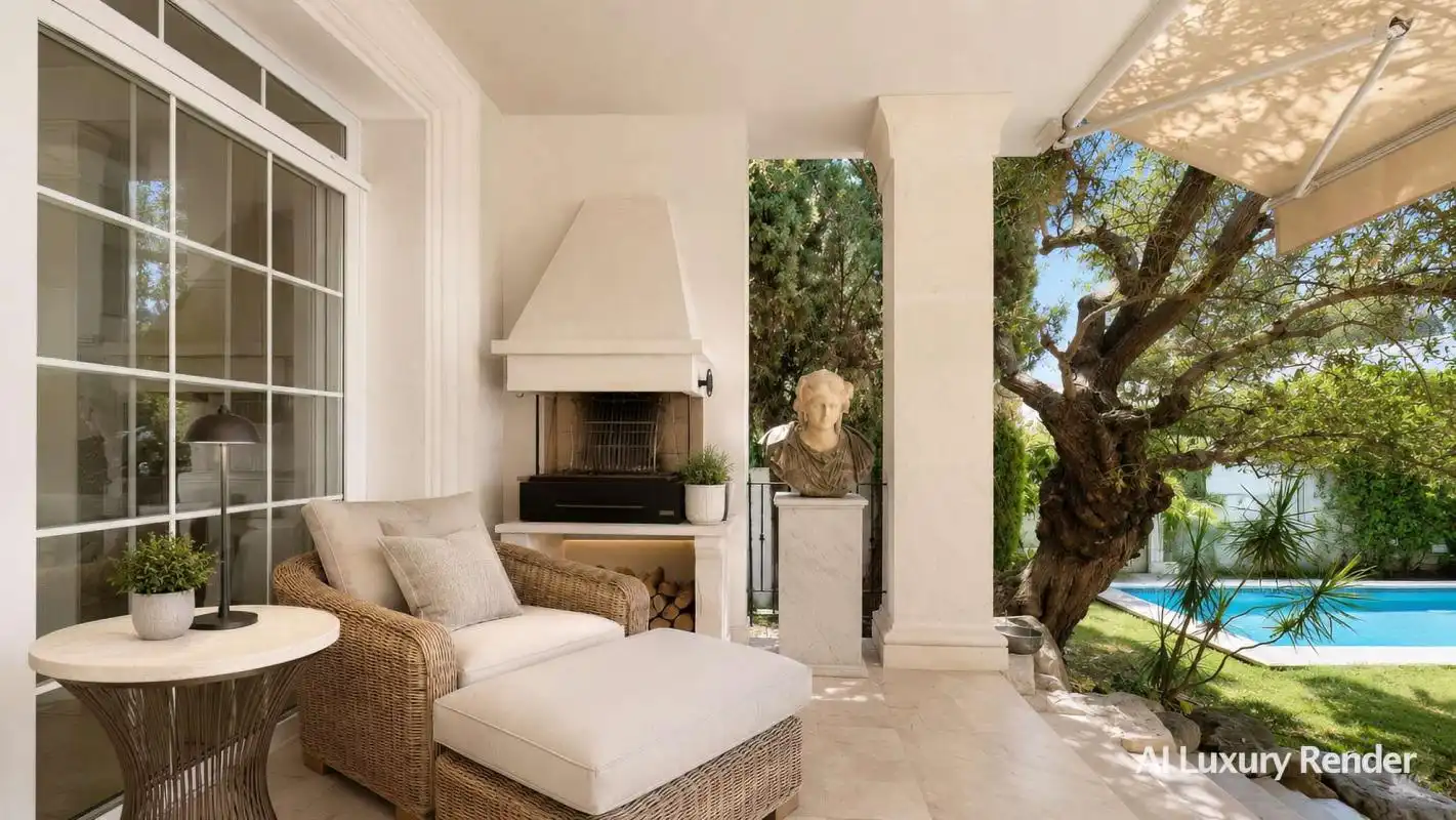 Terrassa de Casa o xalet en venda en Marbella amb Calefacció, Jardí privat i Terrassa