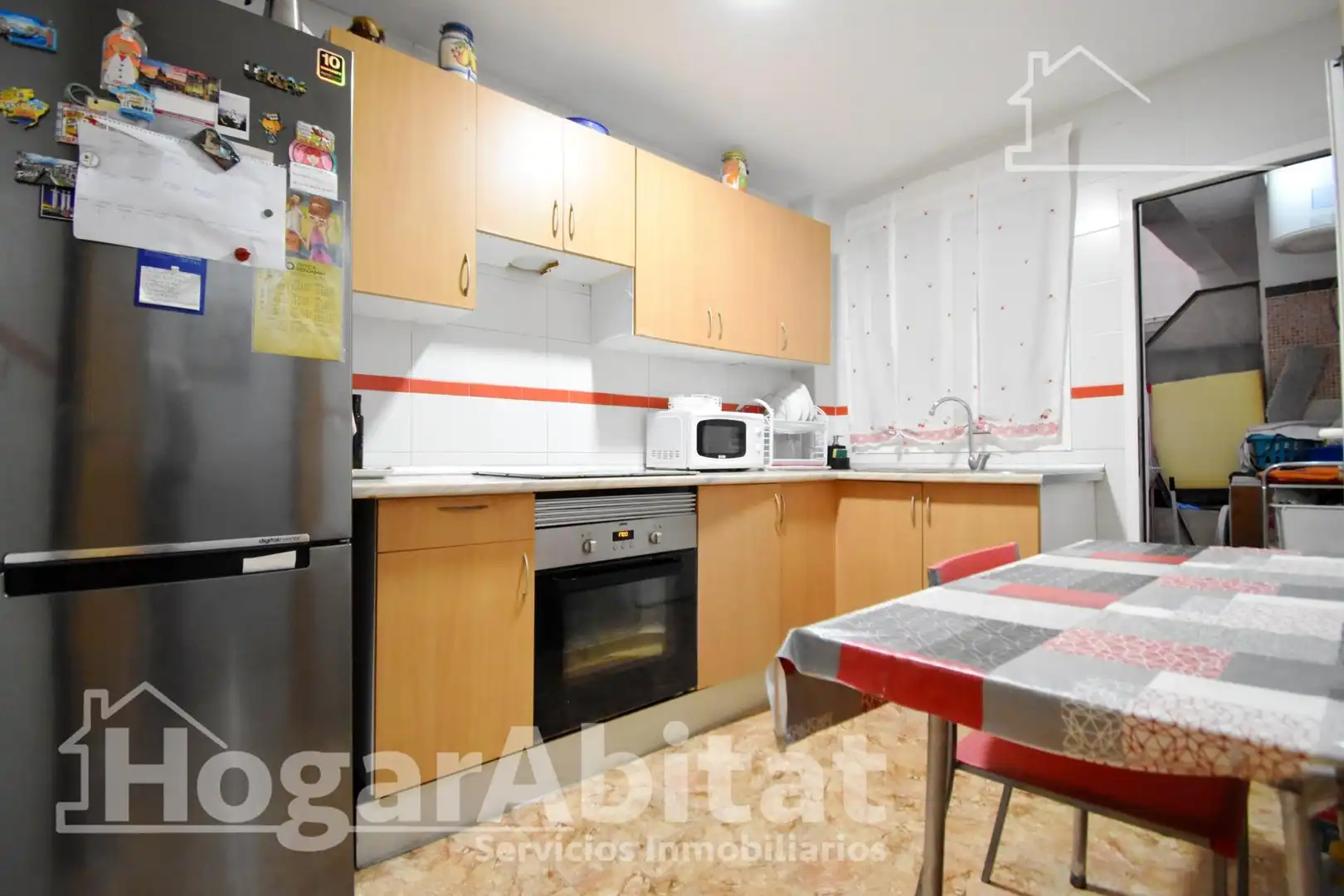 Kitchen of Flat for sale in Oliva  with Air Conditioner, Heating and Terrace
