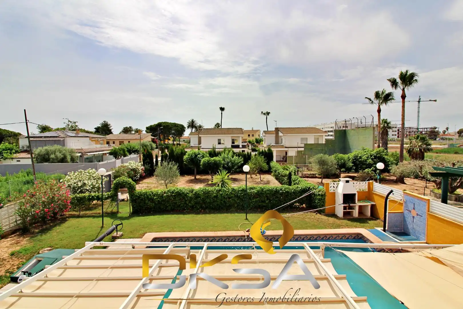 Garden of Houses for sale in Castellón de la Plana / Castelló de la Plana  with Air Conditioner, Heating and Private garden