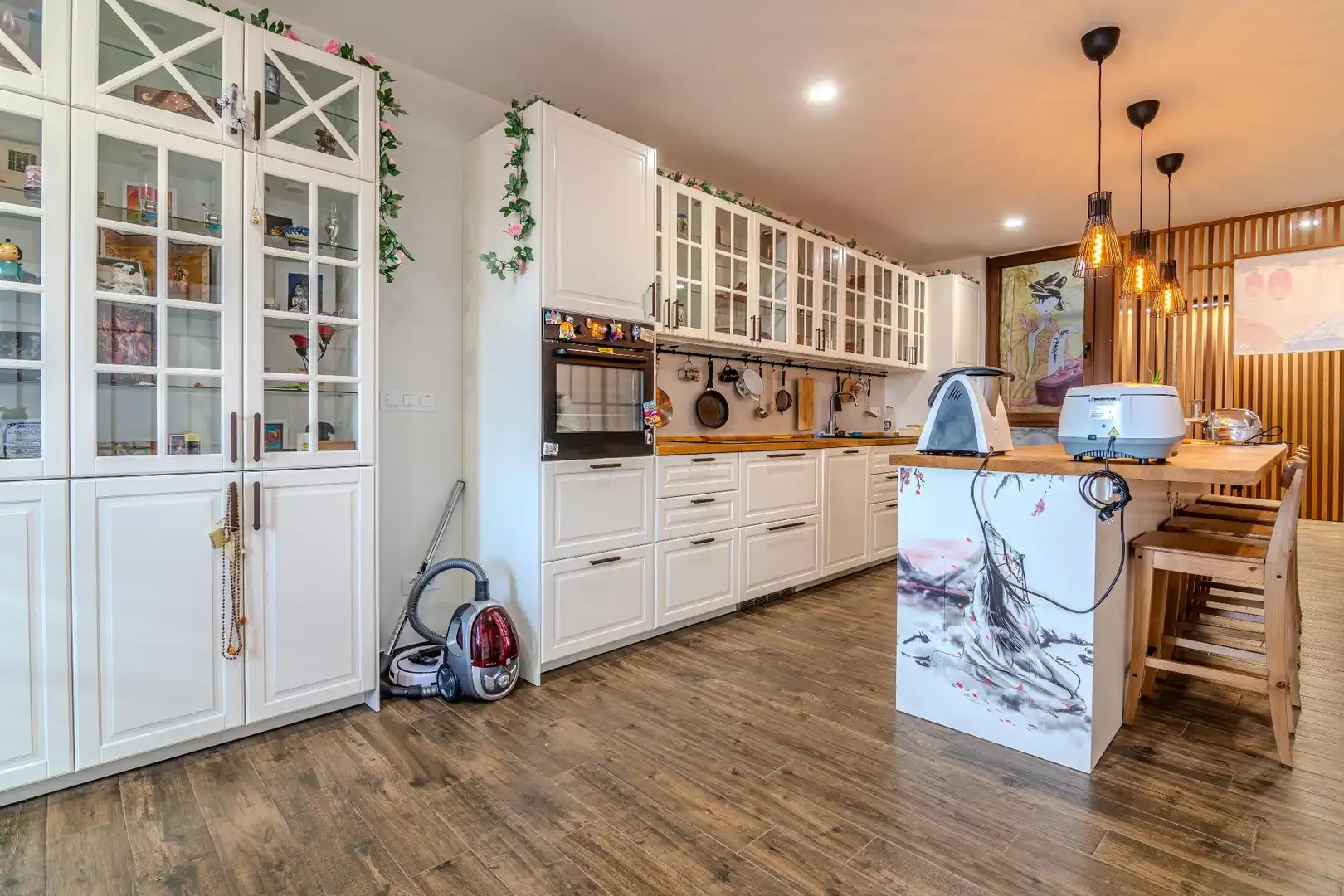 Kitchen of Flat for sale in Reinosa  with Heating, Furnished and Balcony